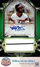 2024 Topps Triple Threads Autograph Single Jumbo Relics Harold Baines #AJR-HB card