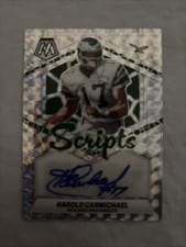 2024 Panini Mosaic Scripts Harold Carmichael #SC-HCL card
