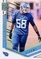 2018 Donruss Elite Base Set Harold Landry #115 card
