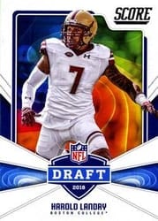 2018 Score NFL Draft Harold Landry #15 card