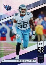 2019 Donruss Elite Base Set Harold Landry #91 card