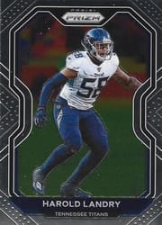 2020 Panini Prizm Base Set Harold Landry #108 card