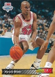 1992-93 Upper Deck Base Set Harold Miner #8 card