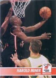 1994-95 Hoops Base Set Harold Miner #110 card