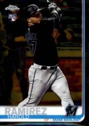 2019 Topps Chrome Update Base Set Harold Ramirez #41 card