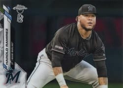 2020 Topps Chrome Ben Baller Edition Base Set Harold Ramirez #106 card