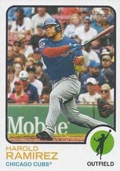 2022 Topps Heritage Base Set Harold Ramirez #278 card