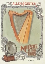 2023 Topps Allen & Ginter Music to Your Ears Harp #MTYE-4 card