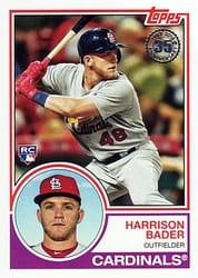 2018 Topps 1983 Topps Baseball 35th Anniversary Harrison Bader #83-29 card
