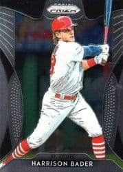 2019 Panini Prizm Base Set Harrison Bader #143 card