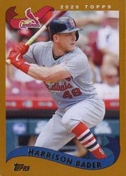 2020 Topps Archives Base Set Harrison Bader #261 card