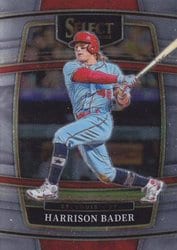 2022 Panini Select Base Set Harrison Bader #35 card