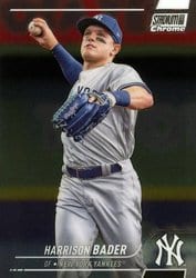 2022 Stadium Club Chrome Base Set Harrison Bader #376 card