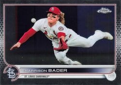 2022 Topps Chrome Base Set Harrison Bader #31 card