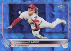 2022 Topps Chrome Sapphire Edition Base Set Harrison Bader #225 card