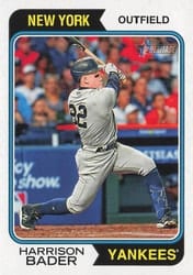 2023 Topps Heritage Base Set Harrison Bader #34 card