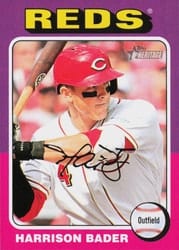 2024 Topps Heritage Base Set Harrison Bader #43 card