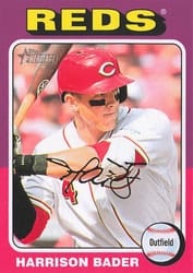 2024 Topps Heritage Mini Base Set Harrison Bader #43 card