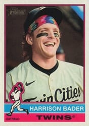 2025 Topps Heritage Base Set Harrison Bader #707 card