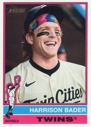 2025 Topps Heritage Base Set Harrison Bader #707b card