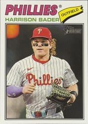 2026 Topps Heritage Base Set Harrison Bader #357 card