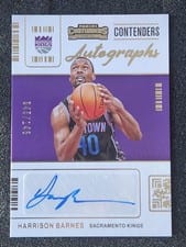 2021 Panini Contenders Contenders Autographs Harrison Barnes #CA-HBN card