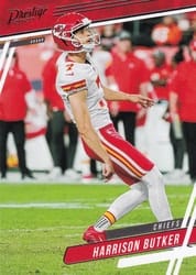 2020 Panini Prestige Base Set Harrison Butker #57 card