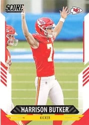 2021 Score Base Set Harrison Butker #9 card