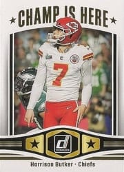 2023 Donruss Champ is Here Harrison Butker #CIH-9 card