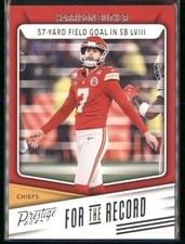 2024 Panini Prestige For the Record Harrison Butker #FR-HB