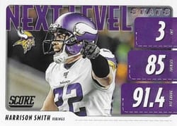 2020 Score Next Level Stats Harrison Smith #NLS-HS card