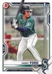 2021 Bowman Draft Base Set Harry Ford #BD-1 card