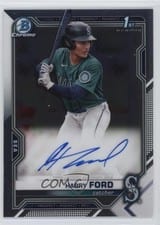 2021 Bowman Draft Chrome Draft Autographs Harry Ford #CDA-HF card