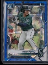 2021 Bowman Draft Sapphire Edition Base Set Harry Ford #BDC-1 card