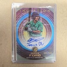 2022 Bowman Inception Prospect Autographs Harry Ford #PA-HF card
