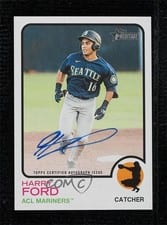 2022 Topps Heritage Minor League Real One Autographs Harry Ford #ROA-HF card