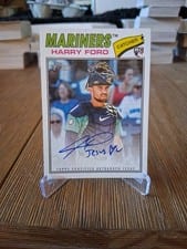 2026 Topps Heritage Real One Autographs Harry Ford #ROA-HF card