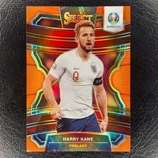 2020 Panini Select UEFA Euro Harry Kane Orange Prizm #84 card