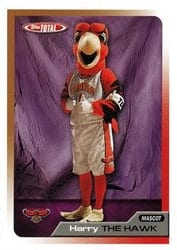 2005-06 Topps Total Base Set Harry the Hawk #428 card