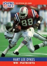 1990 Pro Set Base Set Hart Lee Dykes #202 card