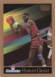1990-91 SkyBox Base Set Harvey Grant #288 card