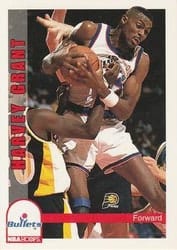 1992-93 Hoops Base Set Harvey Grant #235 card