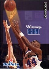 1992-93 SkyBox Base Set Harvey Grant #250 card