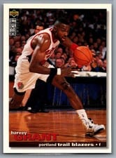 1995-96 Collector's Choice Base Set Harvey Grant #12 card