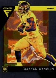 2022 Panini Chronicles Flux Rookies Hassan Haskins #FX-13 card
