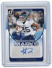 2024 Donruss Signature Marks Hassan Haskins #SMA-HHA card