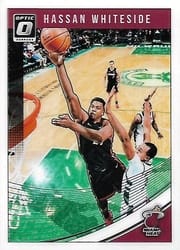 2018-19 Donruss Optic Base Set Hassan Whiteside #45 card