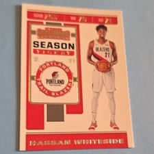 2019 Panini Contenders Hassan Whiteside Semifinal Ticket #36