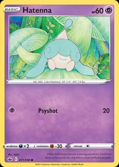 Chilling Reign Hatenna #71 card