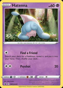 SWSH Black Star Promos Hatenna #SWSH040 card